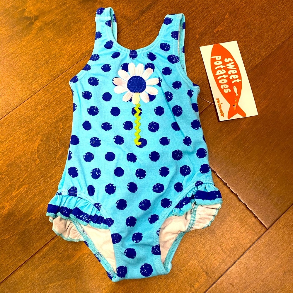 NWT Baby Girl Swimsuit 6M